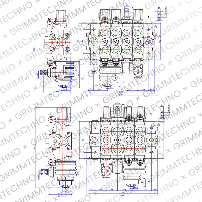 Гидрораспределитель GT80/4/AD(190)-ST + GT80/4/AD(SV)-ST. Описание, технические характеристики, аналоги. 